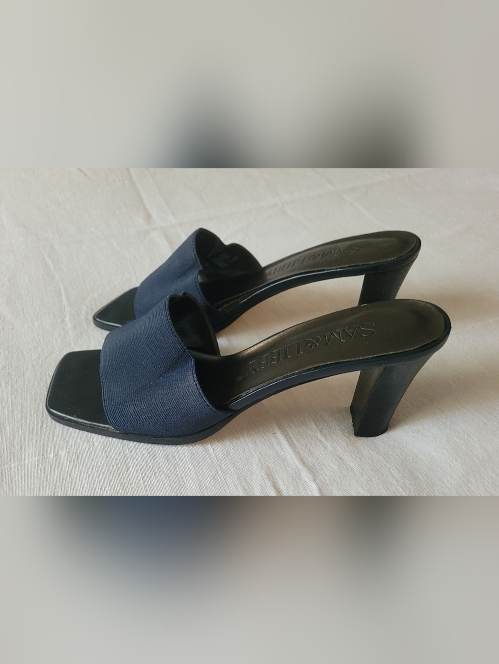 Sam & Libby Sz 7.5 M Open-Toe Heel Slides